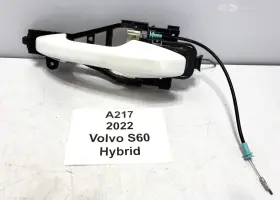 39849157 Volvo 19-24 Oem S60 Front Left Driver Side Exterior Door Handle White 707