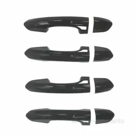 Ni-dh257b-2 Youngercar Fits 2016-2023 Ford Edge Door Handle Covers With 4 Smart Keyholes 4door Gloss Black