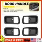 4/8X For Lexus LX450 Toyota Land Cruiser FZJ80 Inner Door Handle Bezel Set Gray New. Price: $38.94.