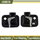 Dorman Door Handle Front Chrome & Black Pair Set For Fits Kenworth Peterbilt New. Price: $183.59.