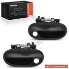 A-premium 2X Front Black Exterior Door Handle W/ Key Hole For Hyundai 1995-1997 New. Price: $25.19.