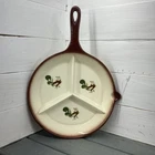 Vtg Brock Of California Chanticleer Rooster 3-PART 10 Divided Open Skillet #6 Used. Price: $19.87.