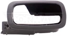 Dorman 81890 Interior Door Handle - Front Left Chrome Lever+black Housing New. Price: $24.75.