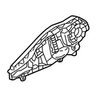 Genuine Bmw Carrier, Outside Door Handle 51-21-7-401-210 New. Price: $78.40.