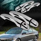 Mirror Chrome Door Handle Covers Caps No Smart Keyholes For 18-22 Hond Accord New. Price: $21.95.
