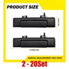 2-20 Exterior Door Handle Black Front Left&right For 1985-1988 Toyota Pickup Dlx New. Price: $169.49.