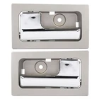 Interior Silver Door Handles Front Rear Left+right Fits Ford F-150 F-250 97-08 New. Price: $14.07.
