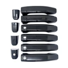 10PC Gloss Black Door Handle Covers W/ Smart Key For 20-26 Silverado 2500HD New. Price: $69.99.