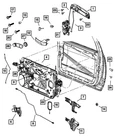 Genuine Mopar Exterior Door Handle Left 1GH291JAAD New. Price: $82.38.