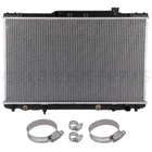 For 1992-1996 Toyota Camry 2.2L Aluminum Radiator With Oil Hose Clamps Kit New. Price: $60.98.