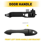 Lh Driver Side Exterior Door Handle Bracket Black 2000-2007 Ford Focus New. Price: $27.99.