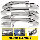 4X Exterior Door Handle For 2008-12 Honda Accord Front Rear Left+right Chrome Py New. Price: $46.54.