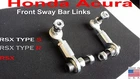 02 03 04 05 06 Honda Acura Rsx Adjustable Front Sway End Links DC5 Type New. Price: $87.00.