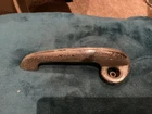 1950 Mercury Exterior Door Handle, This The Driver Side OM7222405 Used. Price: $25.00.