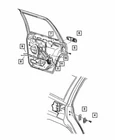Genuine Mopar 2001 Jeep Grand Cherokee Exterior Door Handle Left 55135839AC New. Price: $46.16.