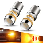 Auxito 1156 Led Reverse Backup Light Bulbs Super Bright Yellow 2400LM BA15S New. Price: $43.69.