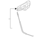 Genuine Audi Handle Base 8U0-837-886 New. Price: $102.05.