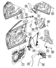 Genuine Mopar Exterior Door Handle Left TY23SW1AC New. Price: $13.55.