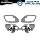 Trq Interior Inside Tan/chrome Door Handle W/ Bezel Pair Set For Chevy Pickup New. Price: $49.46.