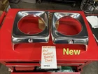 1967 1969 Ford F100 F250 F350 Truck Lh+rh Bright Head Lamp Doors Bezels #1682 New. Price: $225.00.