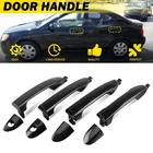 4X For 2004-2009 Kia Spectra Exterior Door Handle Front Rear Left Right Black Ee New. Price: $22.79.