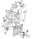 Genuine Mopar Exterior Door Handle Left YS87DA4AF New. Price: $46.69.