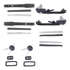 Vw Golf Jetta Quantum Rabbit 4 Pc Set Front & Rear Outside Outer Door Handles New. Price: $44.80.