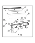 Genuine Mopar Inside Release Handle 68067517AA New. Price: $30.32.