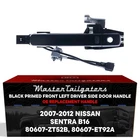 For Nissan Sentra B16 2007-2012 Black Front Left Exterior Door Handle New. Price: $36.49.