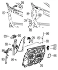 Genuine Mopar Exterior Door Handle Right 4589662AB New. Price: $25.51.