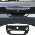 Black Carbon Fiber Rear Door Tailgate Handle Cover Trim For Dodge Ram 1500 18-21 New. Price: $20.49.