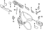 Genuine Nissan Exterior Door Handle 826D0-7KA0A New. Price: $277.43.