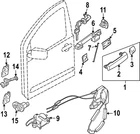 Genuine Nissan Exterior Door Handle 806B0-9BW2A New. Price: $89.73.