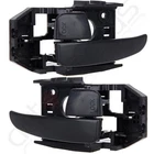 Interior Door Handle For 01-06 Hyundai Elantra Set Of 2 Front Rear Black Plastic New. Price: $11.49.