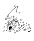 Genuine Mopar Door Interior Handle Right 6PV261X7AA New. Price: $60.44.