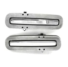 Kindig-it Design; Bar "straight" Style Smooth Door Handles; Chrome New. Price: $649.99.