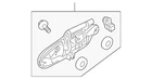 Genuine Honda Exterior Door Handle 72680-TM8-003ZD New. Price: $124.76.