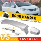 Outside Door Handle Rear L/r For Toyota Sienna 2004-2010 Silver Shadow Pearl 1D7 New. Price: $14.24.