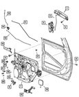 Genuine Mopar Exterior Door Handle Left 1GH271JAAD New. Price: $15.72.