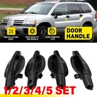 Outside Exterior Door Handle Kit For 2004-2011 Mitsubishi Endeavor Black 1-5SET New. Price: $79.99.