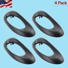 Inside Front Rear Door Handle Bezels Trim Set Black For 02-09 Chevy Trailblazer New. Price: $26.89.
