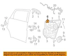 Chrysler Oem 08-10 Journey Rear Door Lock Hardware-handle, Inside 68043746AA New. Price: $106.95.