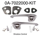 1950 1951 Ford Shoebox Complete Outside Door Handle Kit Save New. Price: $194.95.