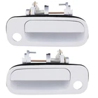 Lujuntec Exterior Door Handles,front Driver Left Passenger White New. Price: $17.28.