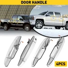 4PCS Exterior Door Handles Set Chrome For 2007-2013 Silverado Yukon Oe# Escalade New. Price: $45.59.
