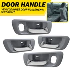 Door Handle Set For 1998-2002 Honda Accord Front Rear Inner Gray Housing 4PC New. Price: $23.74.