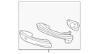 Genuine Gm Handle Outside 13548521 New. Price: $71.56.
