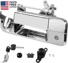 Chrome Tailgate Handle Liftgate Latch With Rear Camera Hole Lock Cylinder New. Price: $53.42.