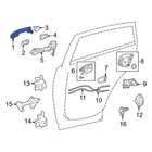 For Toyota RAV4 19-25 692110R070B0 Front Right Outer Exterior Door Handle New. Price: $56.14.