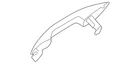 Genuine Hyundai Handle Outside 82661-L1030 New. Price: $72.84.